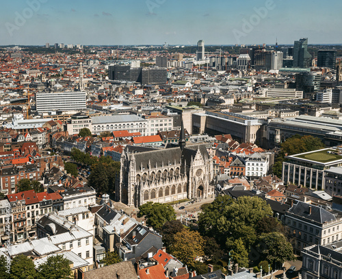 Notre Dame du Sablon's Cathedral in Brussels photo