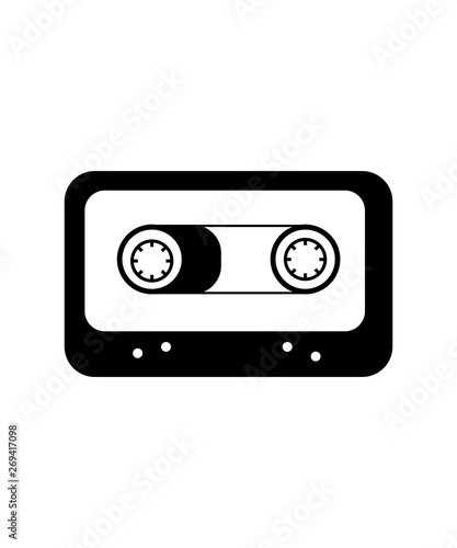 Cassette sign - thinline icon