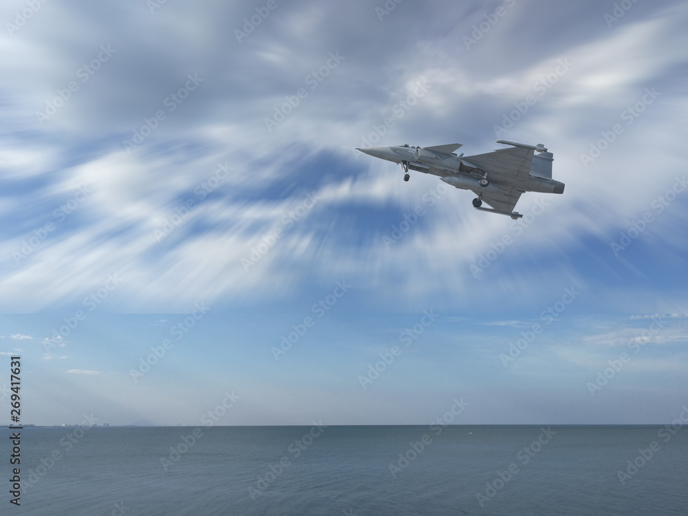 Fototapeta premium Plane Fighter jet