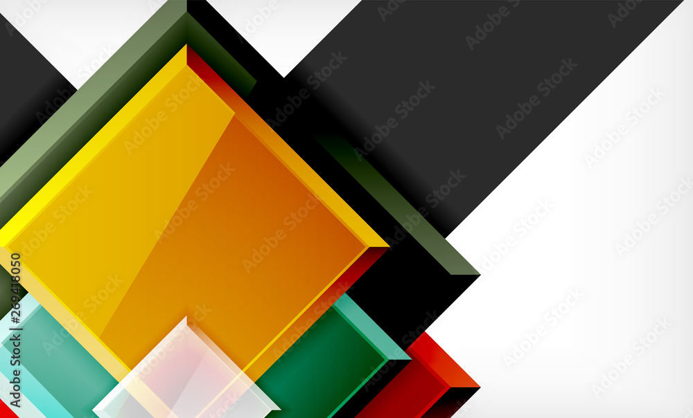 Colorful square and rectangle blocks background Colorful square and rectangle blocks background