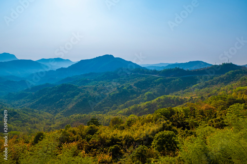 mountain landscape ,khao kho thailand