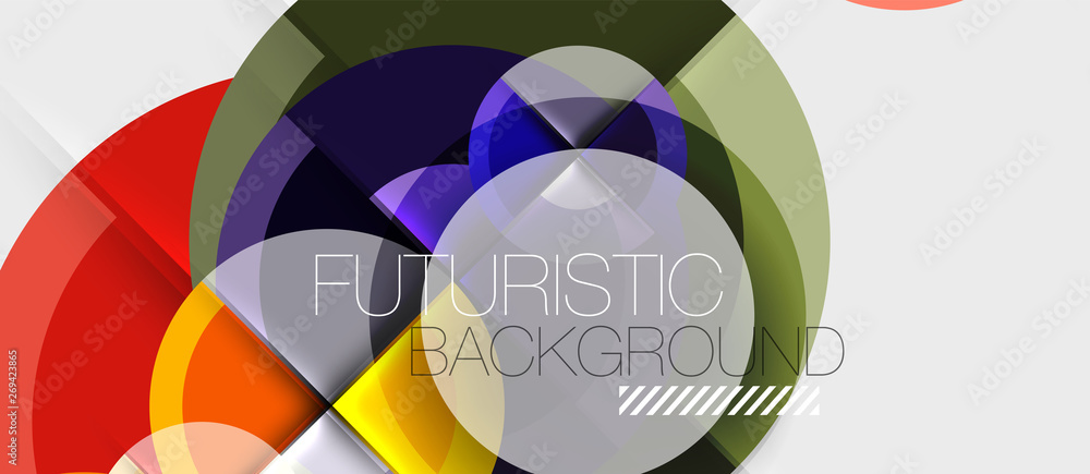 Circular geometrical design template Circular geometrical design template
