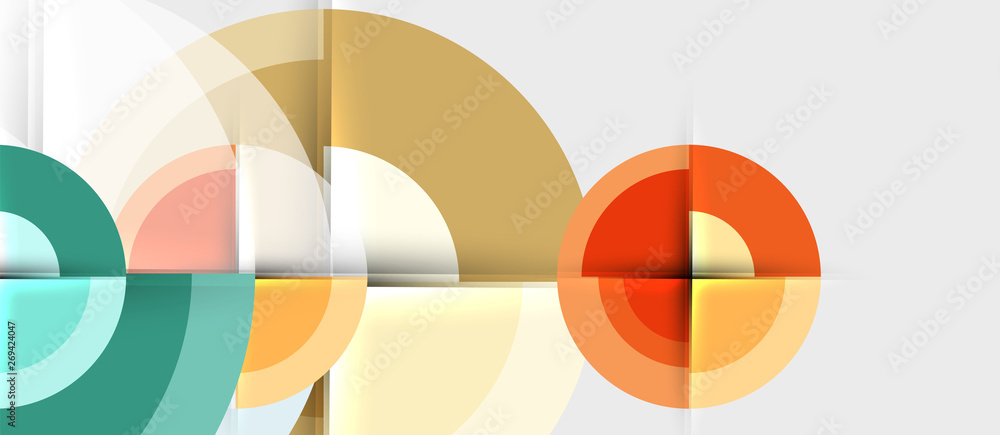Circular geometrical design template Circular geometrical design template