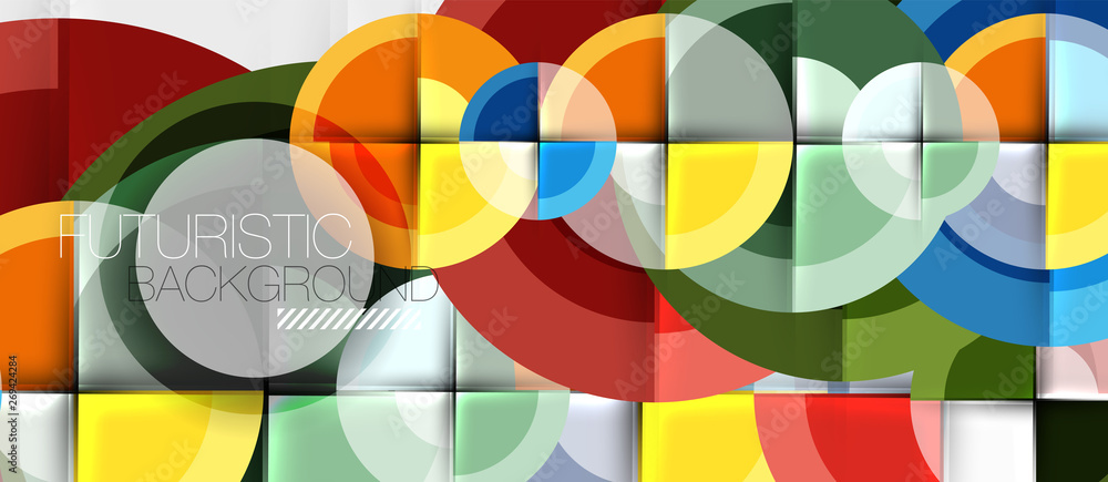 Circular geometrical design template Circular geometrical design template
