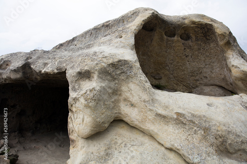 Detail of the Georgian rock...