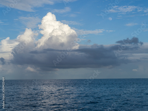 Clouds over the Caribbean Sea, Belize