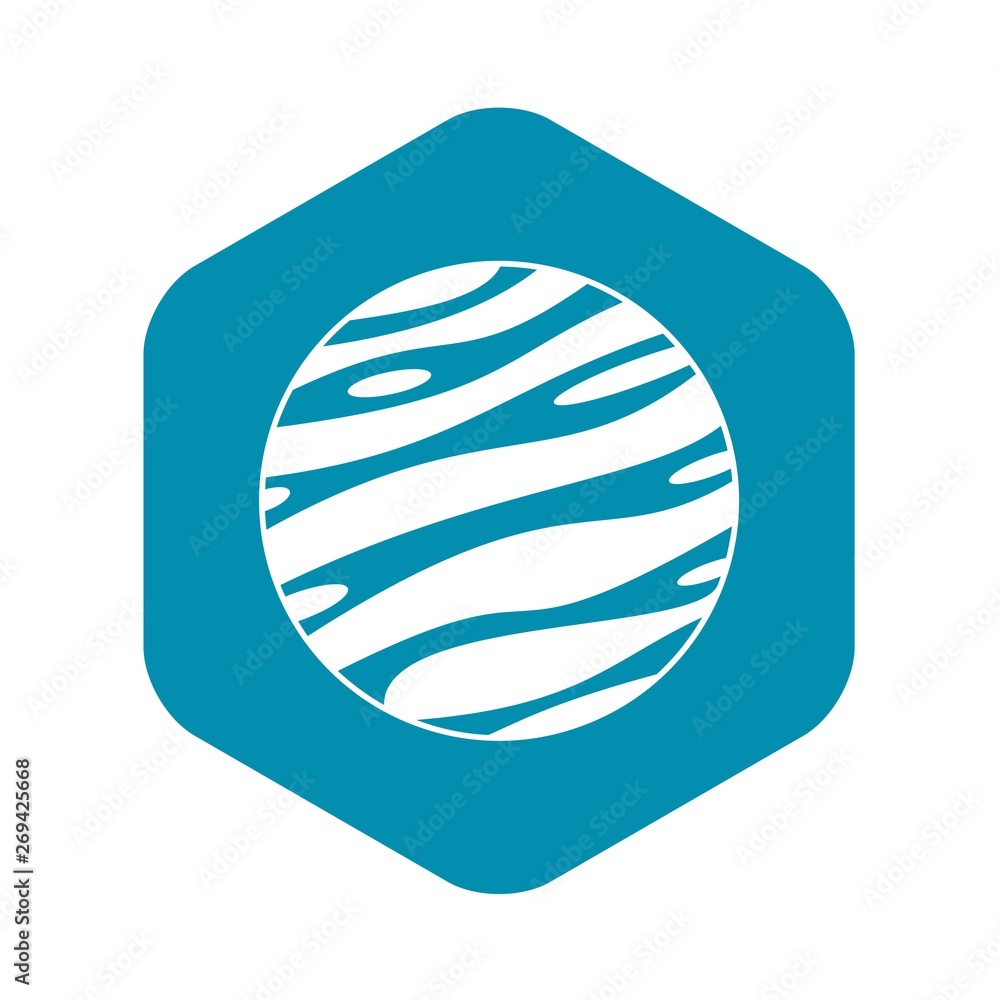 Big planet icon. Simple illustration of big planet vector icon for web Big planet icon. Simple illustration of big planet vector icon for web