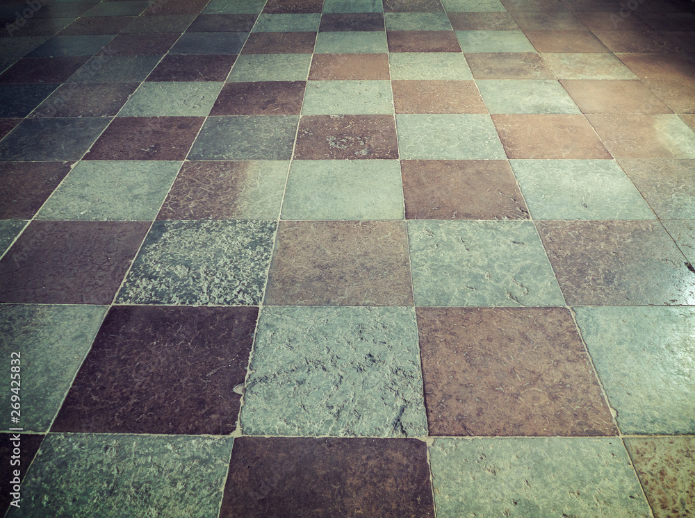 old floor with tiles old floor with tiles