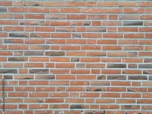Photo texture of brick wall