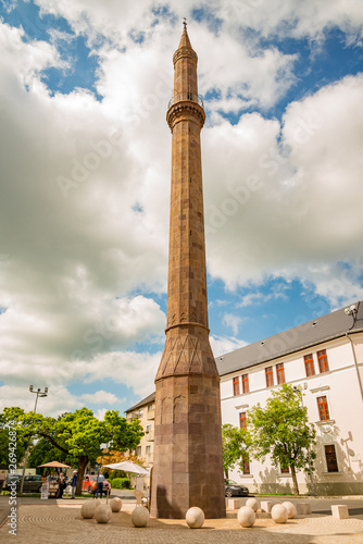 Eger minaret tower in Hungary