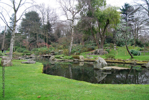 Walking through the parks of London