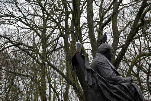 Walking through the parks of London