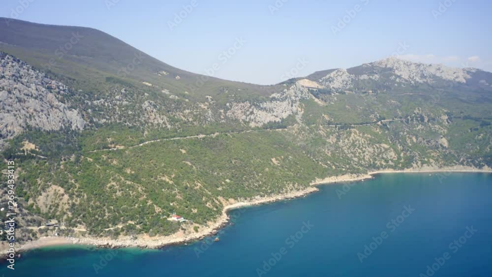 Aerial of the Crimean nature. drone Aerial of the Crimean nature. drone