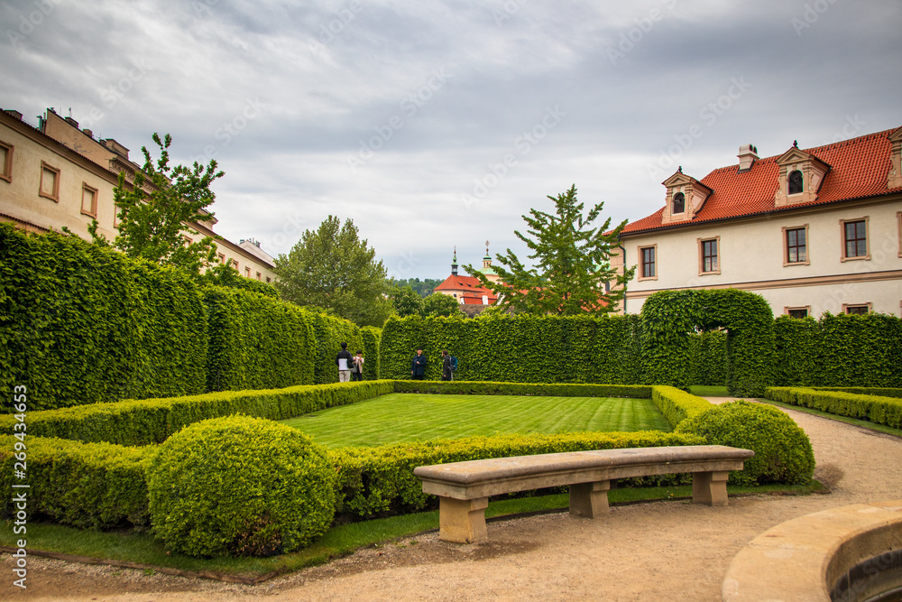 Obraz premium Baroque Wallenstein Garden in Prague