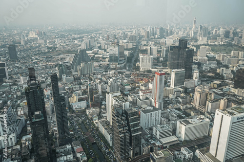 Top view Bangkok , City