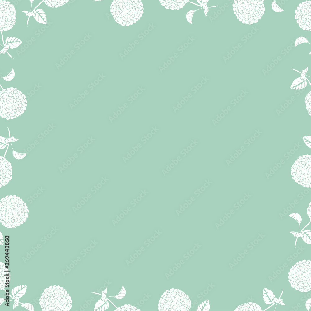 Floral beautiful seamless pattern-Hydrangea ,apocynaceae and oleander flowers Floral beautiful seamless pattern-Hydrangea ,apocynaceae and oleander flowers