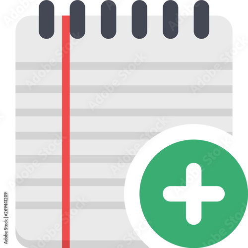 notes add office icon