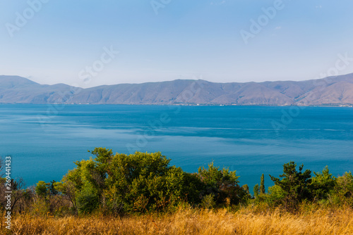 Beautiful view of Lake Sevan, Armenia