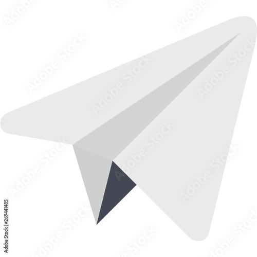 paper plane office icon