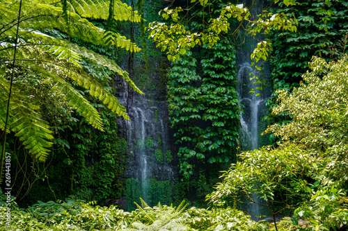 Air Terjun Kelambu waterfall on the island Lombok, Indonesia