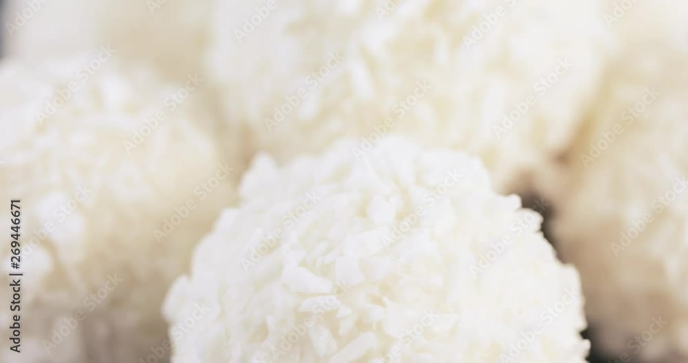 Candy in coconut flakes Candy in coconut flakes