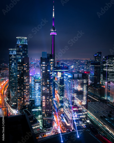 Wallpaper Mural Epic Cityscape of Toronto Canada Torontodigital.ca