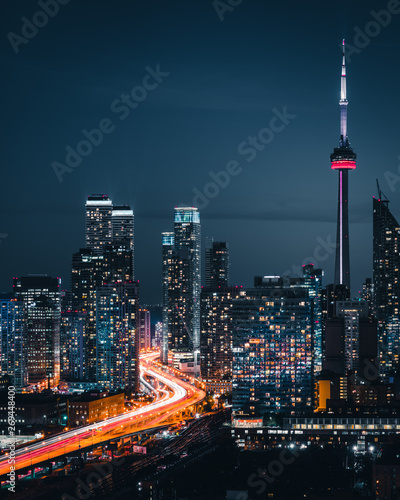 Wallpaper Mural Epic City Skyline of Toronto Canada Torontodigital.ca