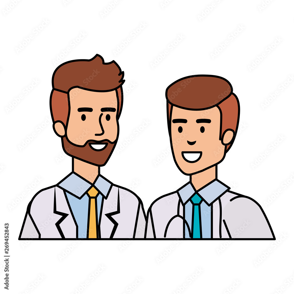 professionals doctors avatars characters