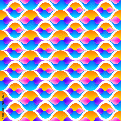 Abstract seamless pattern o...