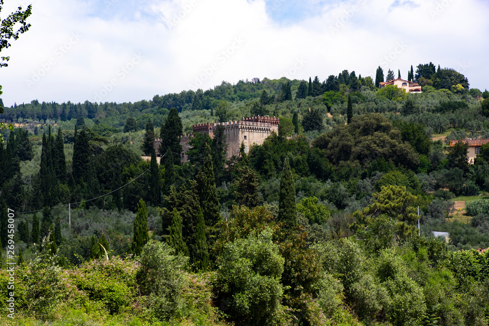 beautiful Tuscan countryside near Florence