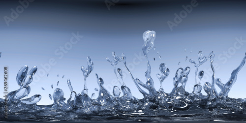 hdri map water splash