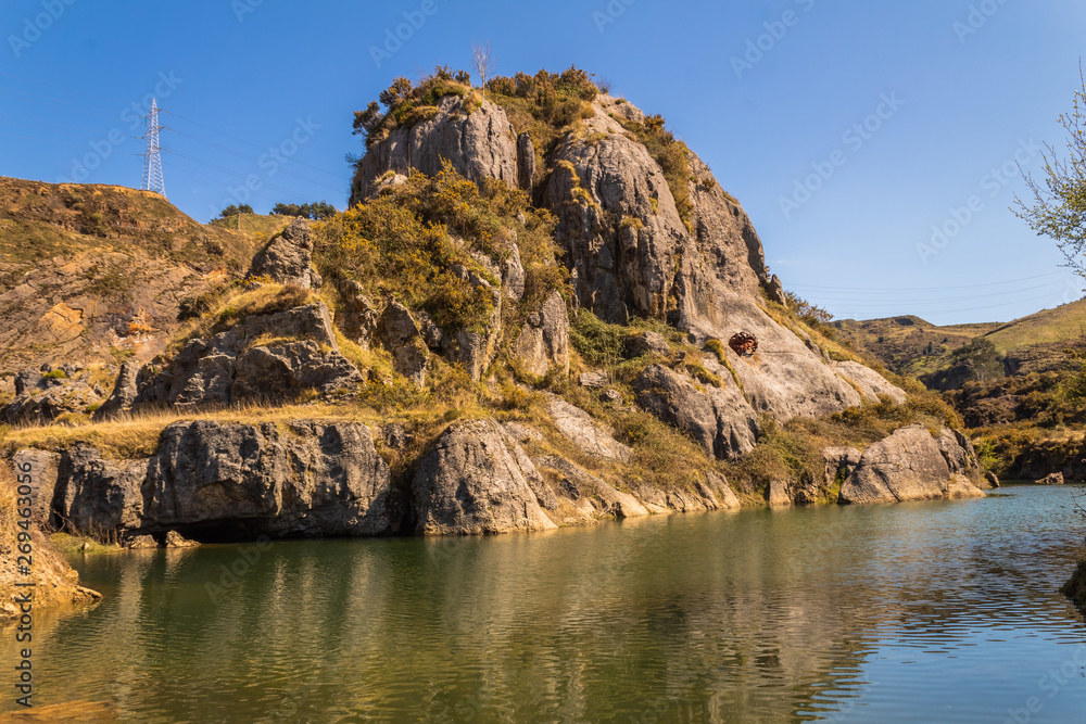 Large mineral rocks found in La Arboleda, Vizcaya