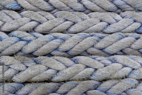 Rough marine rope. Background.