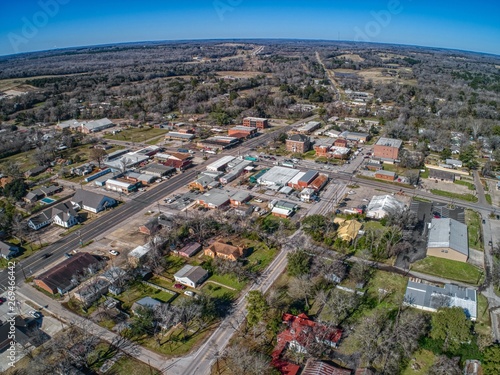 Obraz na plátně Centerville is a small located halfway between Houston and Dallas