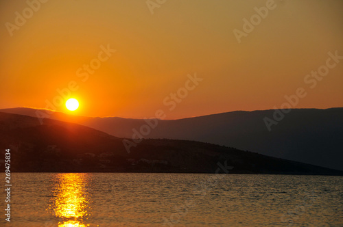 Sonnenaufgang in Kroatien