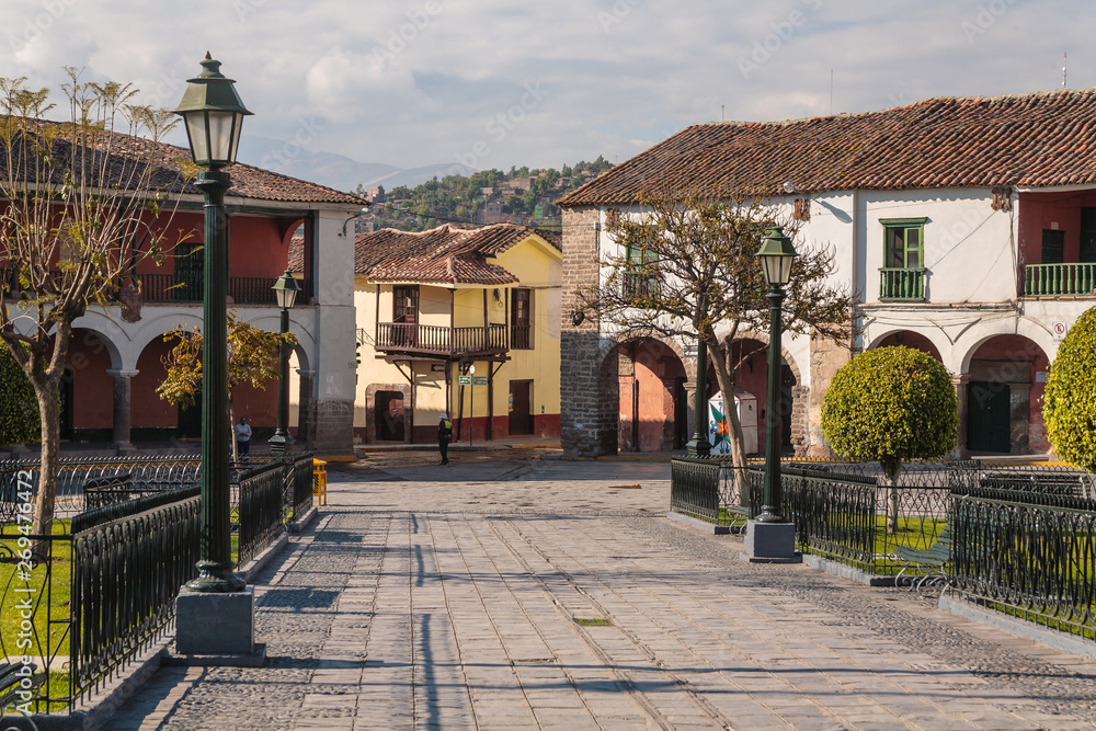 Obraz premium Main square in Ayacucho, Peru