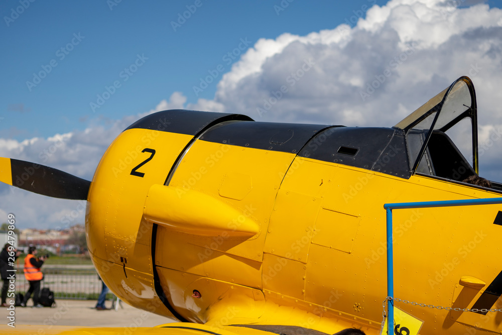 Obraz premium Avión de exhibición