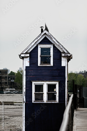 old wooden house