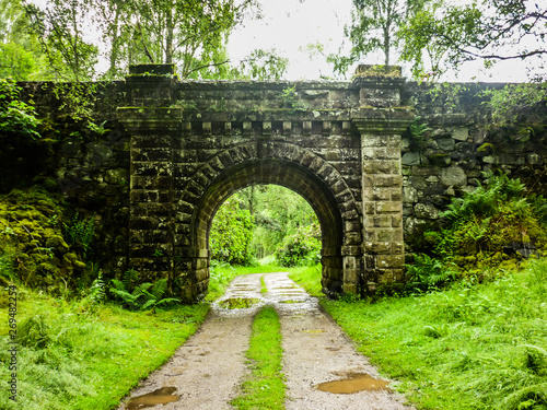 Nice stone gate in to domain in Scotland