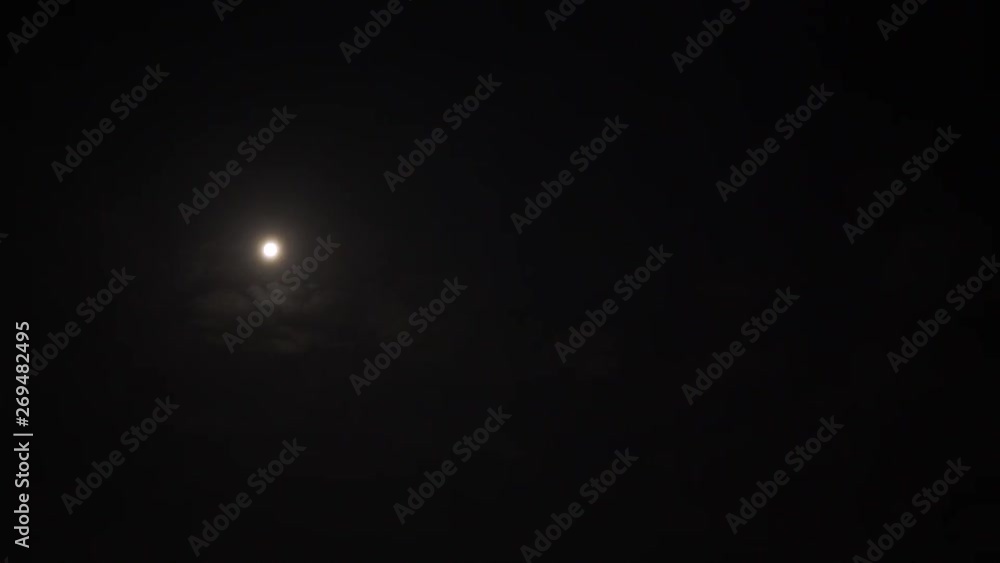 Moon and clouds/19 April , 2019 Moon and clouds/19 April , 2019