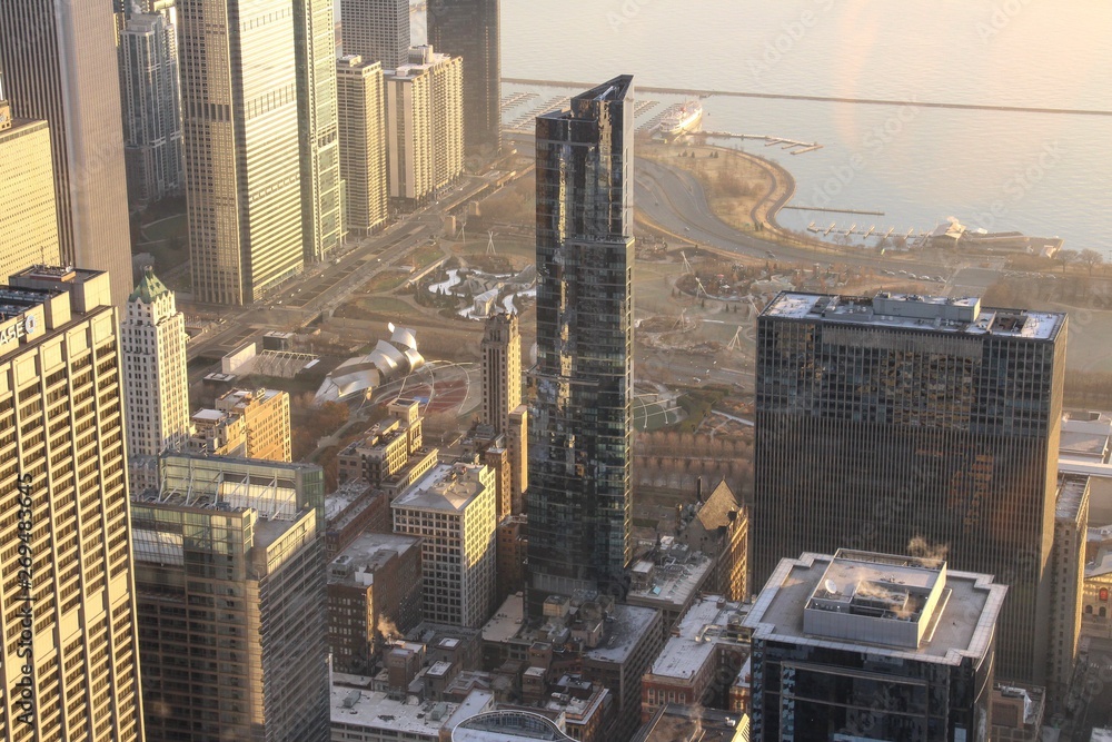 Fototapeta premium Chicago layout