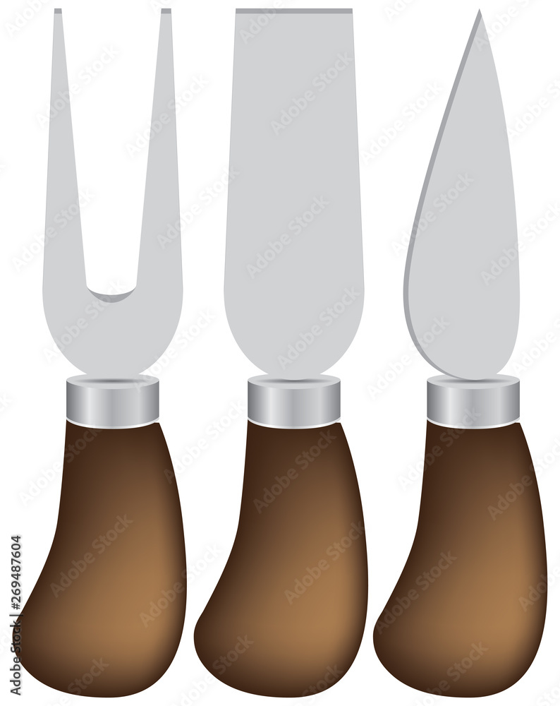 Set tools for cheese Set tools for cheese