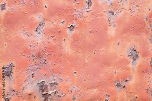 Old Weathered Red Painted Rusty Metal Texture