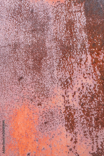 Old Weathered Red Painted Rusty Metal Texture © bojanzivkovic