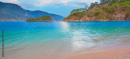 Oludeniz Beach And Blue Lagoon, Oludeniz beach is best beaches in Turkey - Fethiye, Turkey