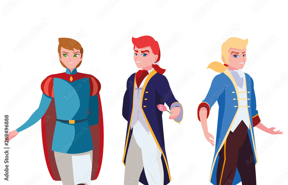 princes charming of tales characters