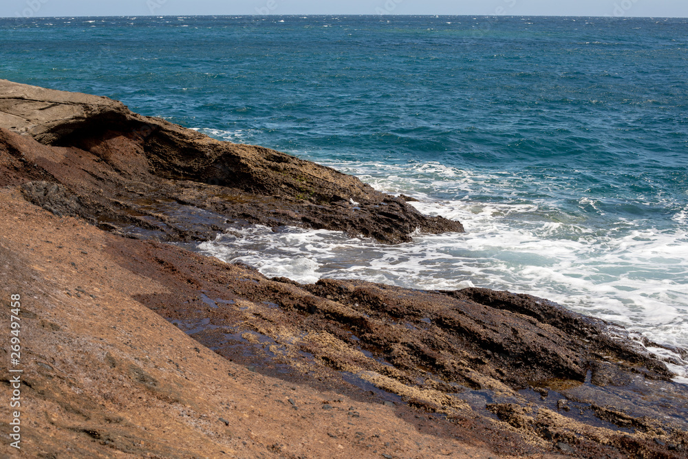 Cliffs along the sea shore