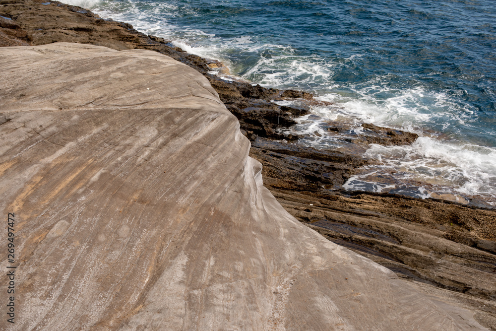 Cliffs along the sea shore Cliffs along the sea shore