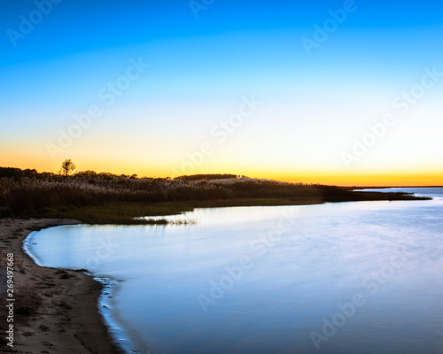 Sunset over inlent