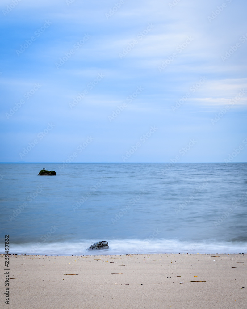 The Long Island Sound from Sunken Meadow State Park on Long Island in New York